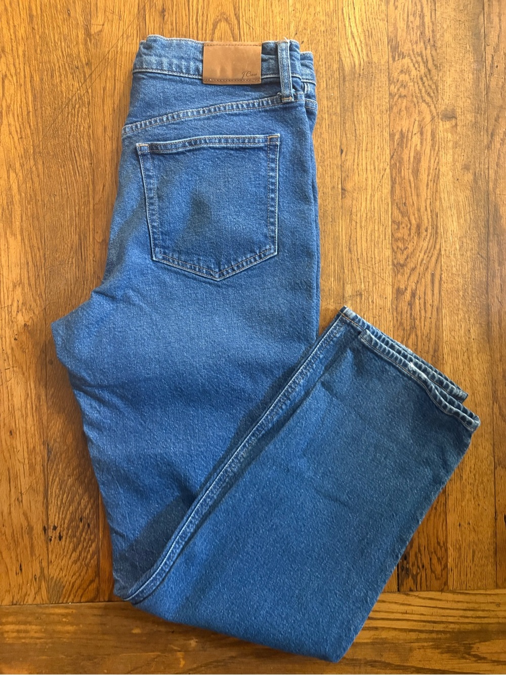 Madewell Classic Straight Blue Denim Jeans